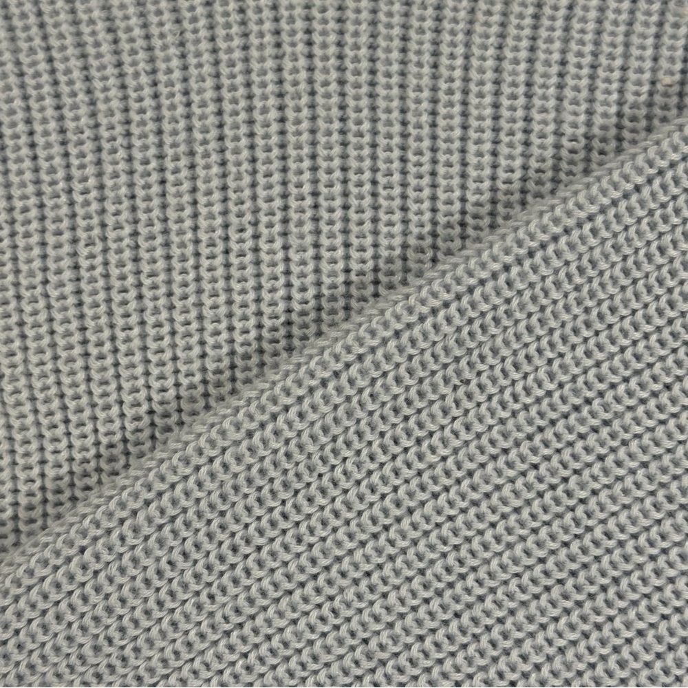 Gentle Fawn Light Blue Knit Sweater XL V Neck Balloon Sleeve Soft Cozy Pullover - Picture 6 of 7